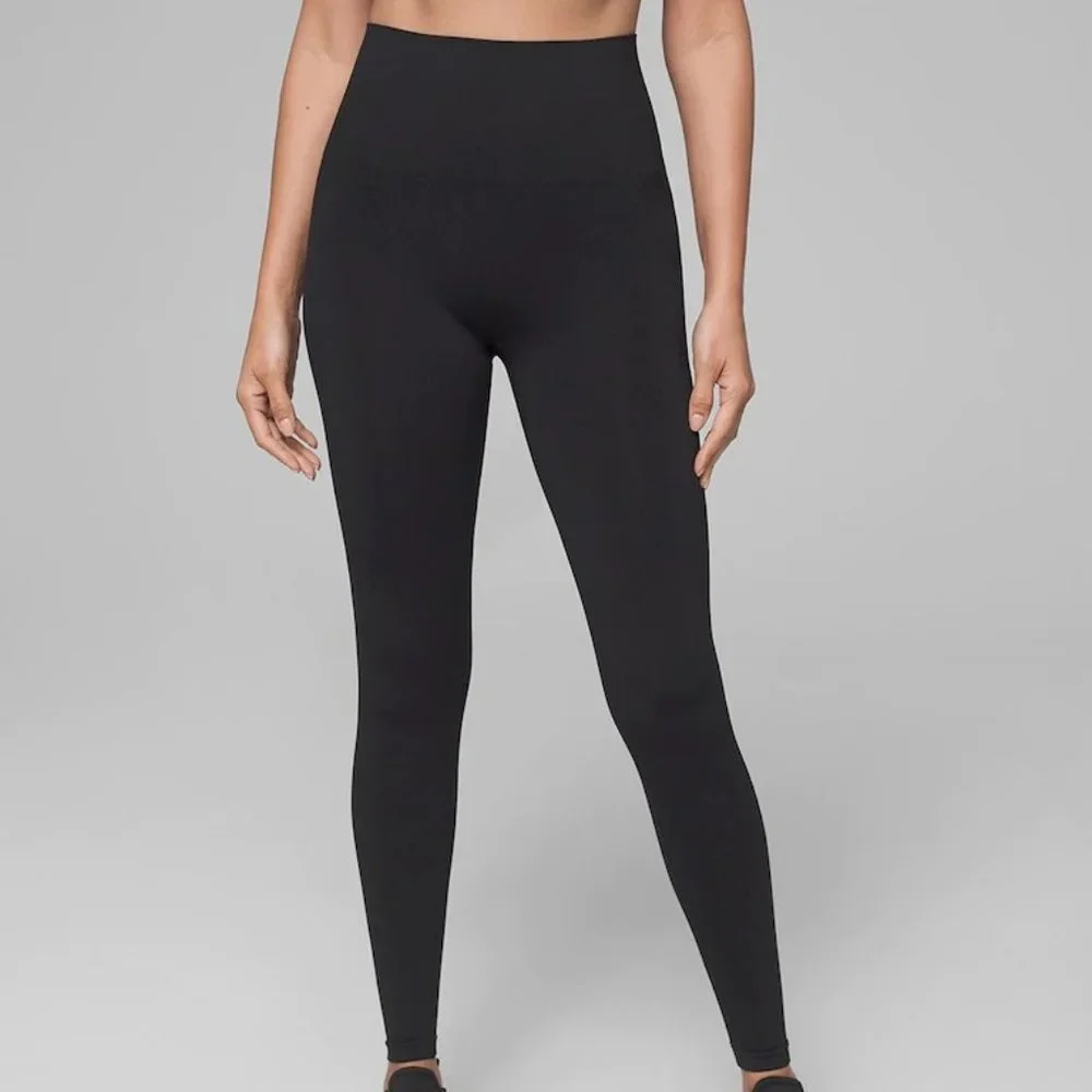 Chicos Soma Ankle Leggings NWOT Slimming Black XXL Live Lounge Wear Group Pull - Picture 1 of 12